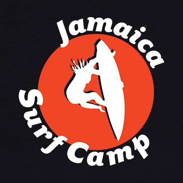 Surfer T-Shirt: Jamaica Surf Beach Camp by loltshirts